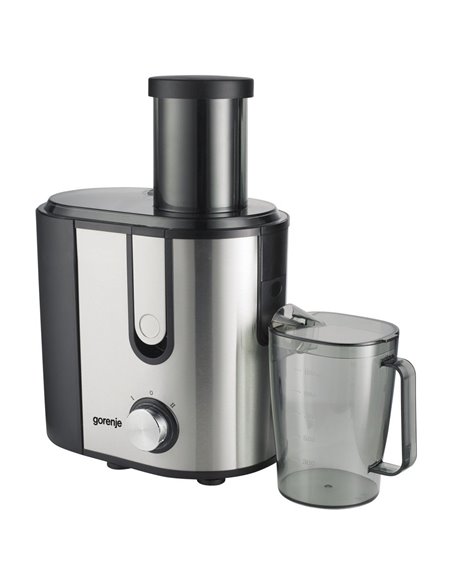 Storcător de fructe și legume Gorenje JC900E, Negru Inox