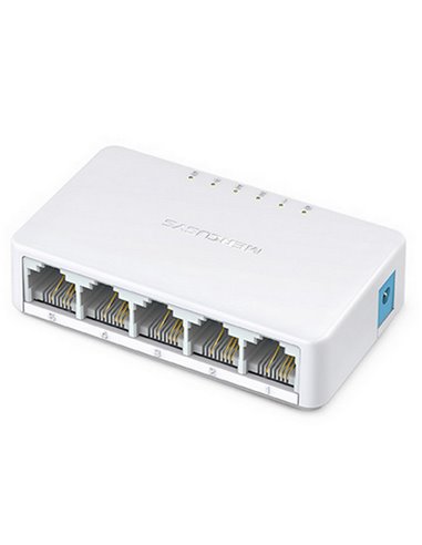 Switch de rețea MERCUSYS MS105, 5x 10/100 Mbps