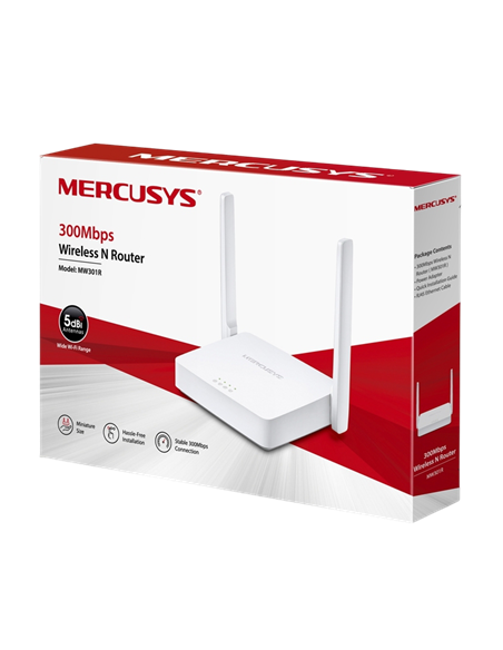 Беспроводной маршрутизатор MERCUSYS MW301R, Белый