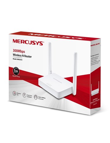 Router fără fir MERCUSYS MW301R, Alb