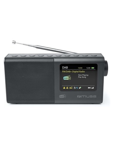 Radio portabil MUSE M-117 DB, Negru
