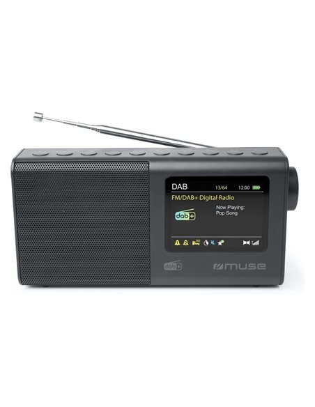 Radio portabil MUSE M-117 DB, Negru