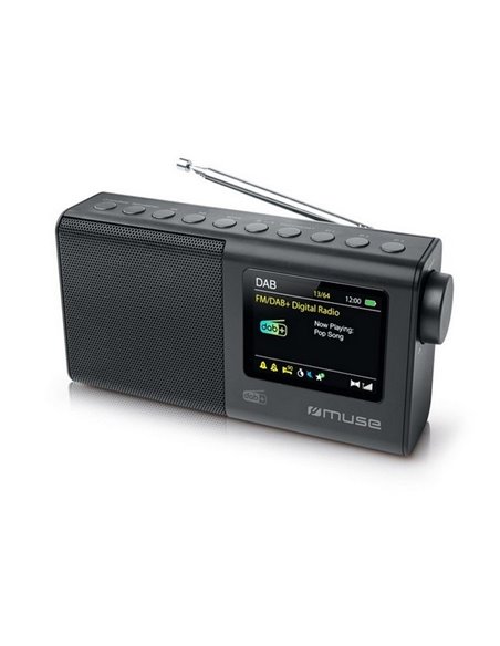 Портативное радио MUSE M-117 DB, Чёрный