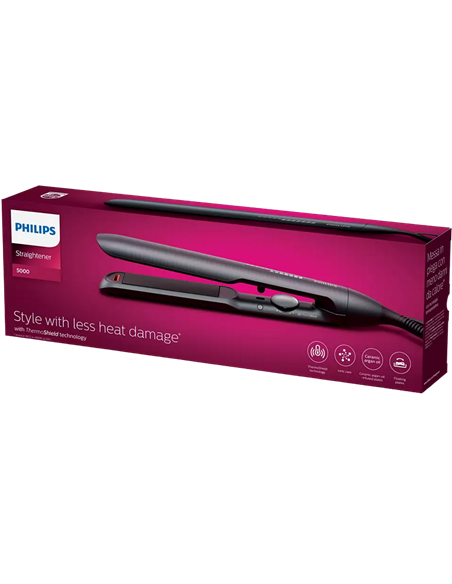 Выпрямитель для волос Philips BHS510/00, Чёрный