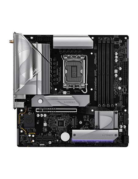Placă de bază ASRock B860M LiveMixer WiFi, LGA1851, Intel B860, Micro-ATX
