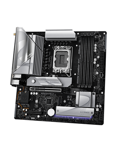 Placă de bază ASRock B860M LiveMixer WiFi, LGA1851, Intel B860, Micro-ATX