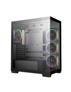 Carcasă PC Deepcool CG580 4F V2, Midi-Tower, Fără PSU, Negru