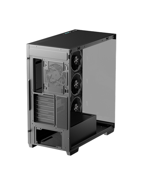 Компьютерный корпус Deepcool CG580 4F V2, Midi-Tower, Без блока питания, Чёрный