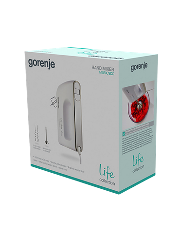 Миксер ручной Gorenje M 550CSDC, White