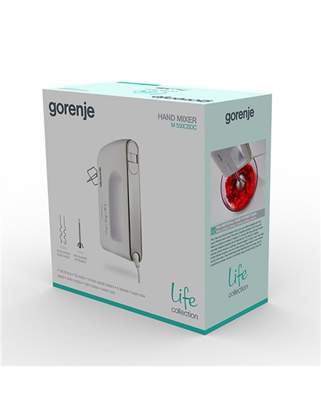 Миксер ручной Gorenje M 550CSDC, White