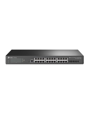 Switch de rețea TP-LINK TL-SG3428X, 24x 10/100/1000 Mbps