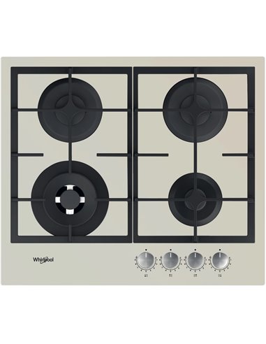 Plită pe gaz Whirlpool GOFL 629/S, Argintiu