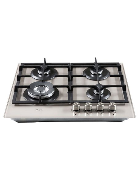 Plită pe gaz Whirlpool GOFL 629/S, Argintiu