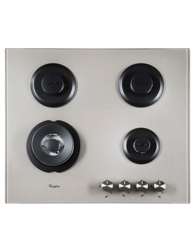 Plită pe gaz Whirlpool GOFL 629/S, Argintiu