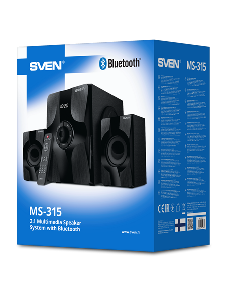 Sistem audio 2.1 CH SVEN MS-315, Negru