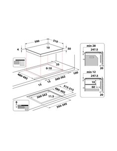 Индукционная варочная панель Whirlpool WL B8160 NE, Чёрный 2