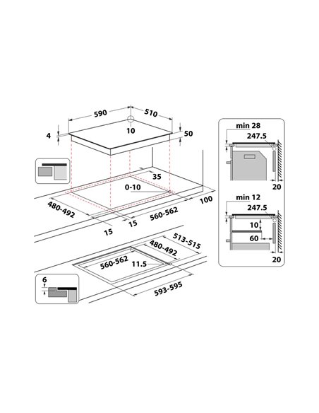 Индукционная варочная панель Whirlpool WL B8160 NE, Чёрный