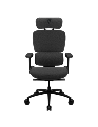 Scaun de birou ThunderX3 XTC Loft, Plasă Respirabilă, PU Piele, Gri inchis