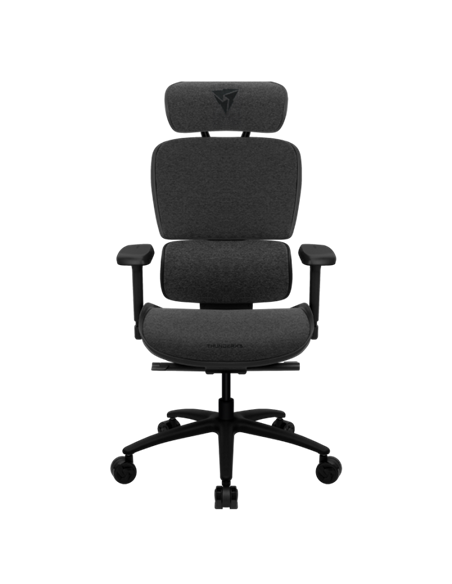 Scaun de birou ThunderX3 XTC Loft, Plasă Respirabilă, PU Piele, Gri inchis