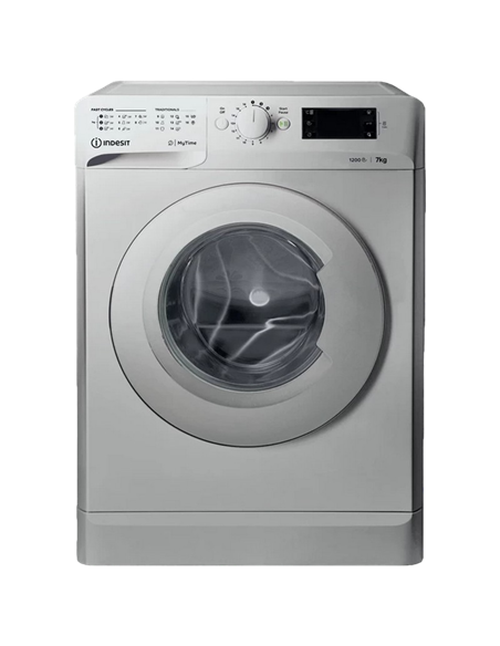 Стиральная машина Indesit OMTWE 71252 S, 7кг, Серебристый