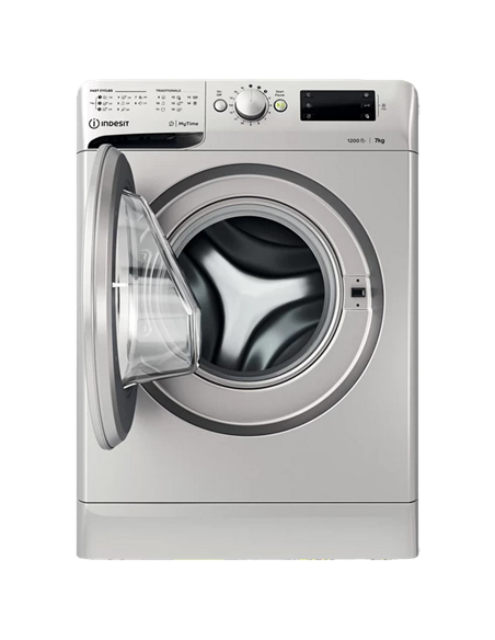 Стиральная машина Indesit OMTWE 71252 S, 7кг, Серебристый