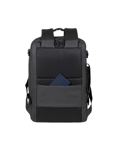 Rucsac Rivacase 8465, 17.3", Eco-Friendly rPET Poliester, Negru