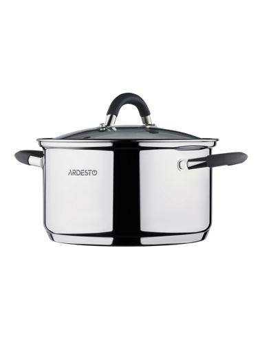 Кастрюля Ardesto AR1925CS, 2,3л, 18см, Нержавеющая сталь