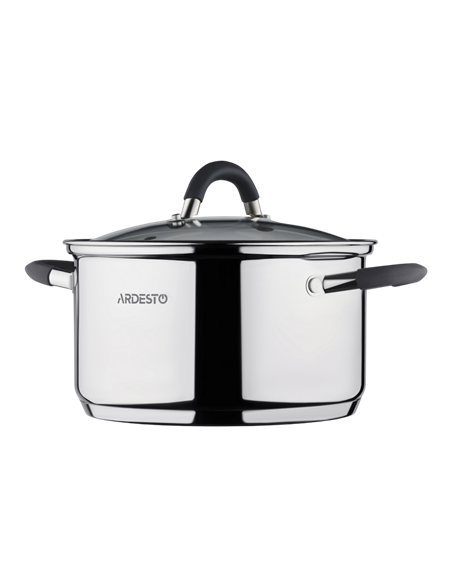 Кастрюля Ardesto AR1925CS, 2,3л, 18см, Нержавеющая сталь