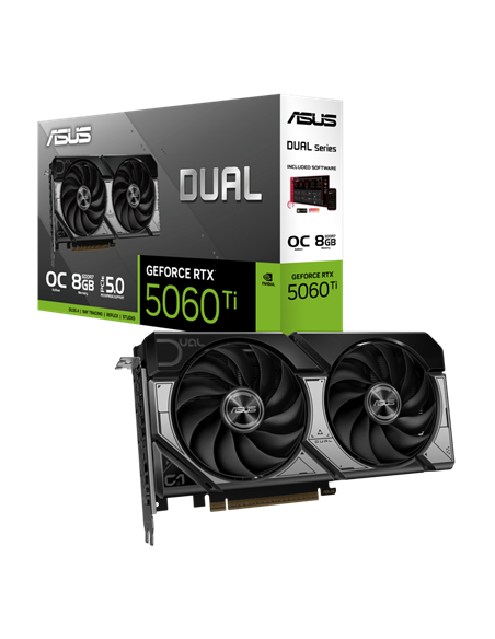 Placă Video ASUS DUAL-RTX5060TI-O8G, 8GB GDDR7 128bit