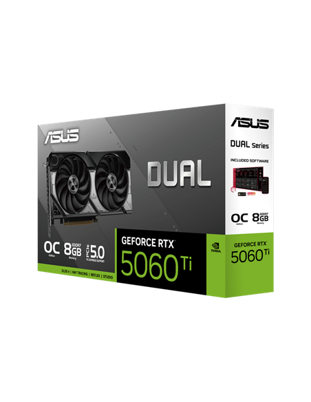 Видеокарта ASUS DUAL-RTX5060TI-O8G, 8GB GDDR7 128бит