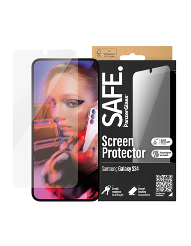 Sticlă de protecție PanzerGlass SAFE. Ultra-Wide Fit Samsung Galaxy S24, Transparent