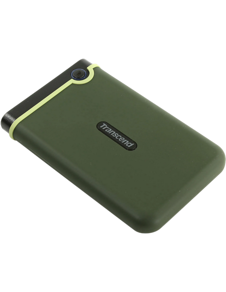 HDD portabil extern Transcend StoreJet 25M3G, 2 TB, Military Green (TS2TSJ25M3G)
