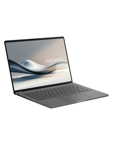 Laptop 14" ASUS Zenbook A14 OLED UX3407QA, Iceland Gray, Qualcomm Snapdragon X X1-26-100, 16GB/512GB, Windows 11 Home