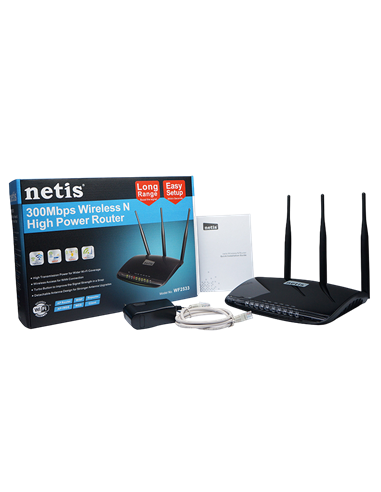 Беспроводной маршрутизатор Netis WF2533, Чёрный