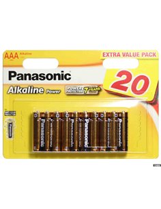 Батарейки Panasonic LR03REB, AAA, 20шт. 2