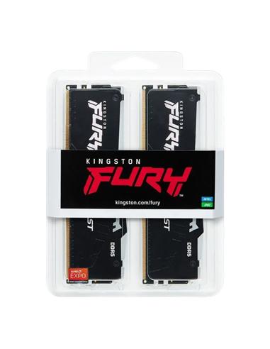 Оперативная память Kingston FURY Beast RGB, DDR5 SDRAM, 6400 МГц, 32 ГБ, KF564C32BBEAK2-32