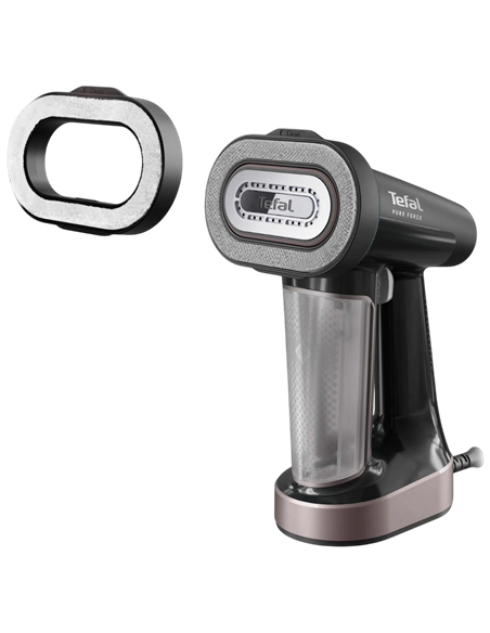 Aparat de călcat vertical cu aburi Tefal DT8765E0, Negru
