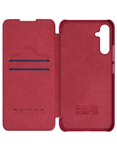 Чехол книжка Nillkin Galaxy A34 - Qin LC, Красный