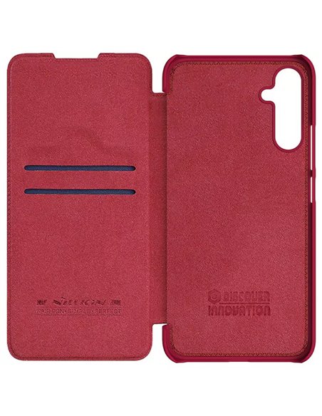 Чехол книжка Nillkin Galaxy A34 - Qin LC, Красный