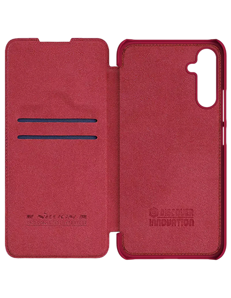Чехол книжка Nillkin Galaxy A34 - Qin LC, Красный