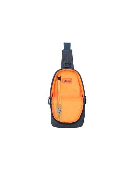 Geantă de umăr RivaCase Galapagos, 10,1", Poliester, Gri închis