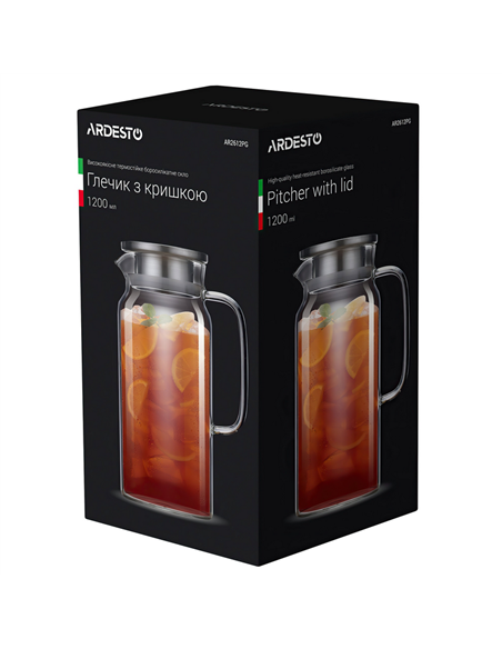 Ковш Ardesto AR2612PG, 1,2л, Прозрачный