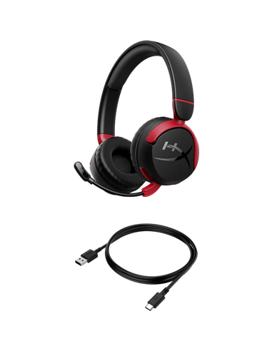 Căști gaming HyperX Cloud Mini, Fără fir, Negru