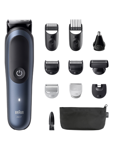 Мужской Триммер Braun AIO7540, Синий