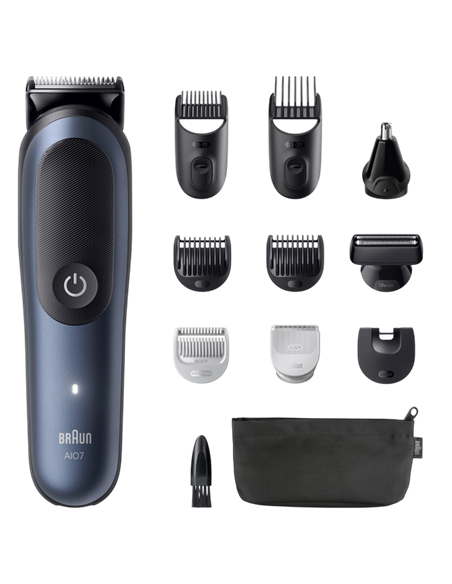 Мужской Триммер Braun AIO7540, Синий