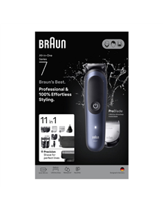 Мужской Триммер Braun AIO7540, Синий 2