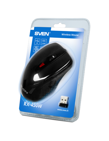 Mouse Wireless SVEN RX-450W, Negru