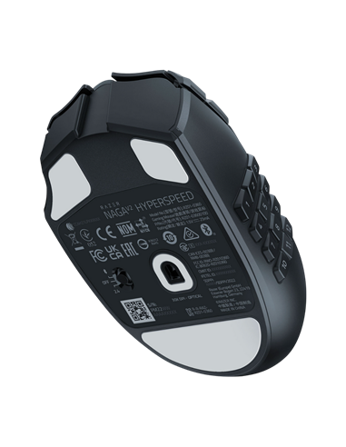 Беcпроводная мышь Razer Naga V2 HyperSpeed, Чёрный
