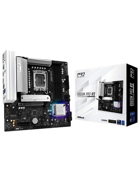 Placă de bază ASRock B860M PRO RS, LGA1851, Intel B860, Micro-ATX