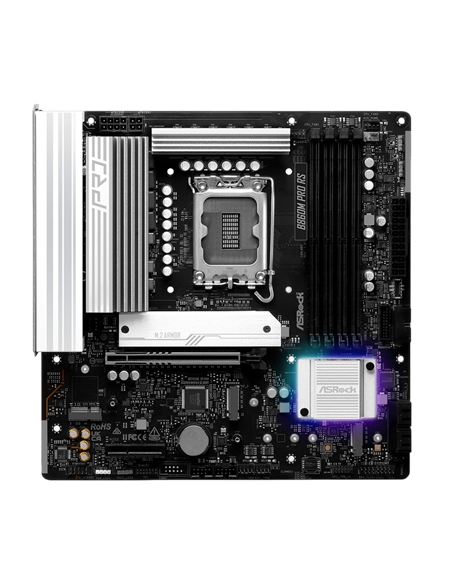 Placă de bază ASRock B860M PRO RS, LGA1851, Intel B860, Micro-ATX